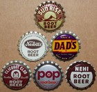 Vintage Soda Pop Bottle Caps Root Beer Flavors Lot Of 16 Different New Old Stock