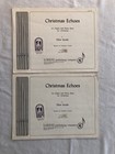 Vtg Christmas Sheet Music Lot  Christmas Echoes christmas Fantasie  organ piano 