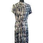 Apt  9 Wrap Dress With Belt  Black And Gray Short Cap Sleeves Vneck 1x Plus Size