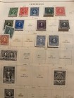 35 Early Venezuela Stamps On 5 Album Pages - Estate Lot