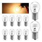 10 Pcs 1156 Turn Signal Bulbs  P21w 1141 S25 High Brightness Single Clear
