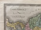 David Burr-original Hand Colored Map-1834-colombia-illman   Pilbrow-rare