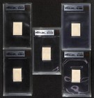 The Beatles 1964 Hallmark Stamp Complete 5-piece Bgs Set Of 5