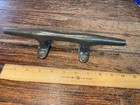 Vintage  one Only  Cast Bronze 10  Herreshoff Style Cleat Or Door Handle Patina