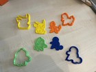 4pc Pokemon Cookie Cutter Set  Pikachu Bulbasaur Squirtle Charmander Starters