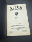 Aisc Manual Of Steel Construction 1st Edition 3rd Printing 1928 Excellent Cond