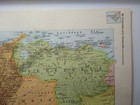 Vintage Colombia   Venezuela Atlas Map 1964 Encyclopedia Britannica World Atlas