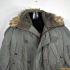 1957 Vintage Usaf N-3b Stencil Flight Jacket Parka Men L Military Heavy Air Crew