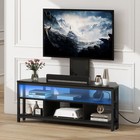 Tv Stand With Mount   Power Outlet Entertainment Center For 55 60 65 70 Inch Tv