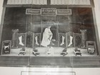 Vtg 1910s  onyx Hosiery  Paper Sign  Style Week  Instructions For Window Display