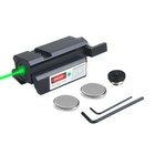 Tactical Red Green Dot Laser Sight Scope Low Profile 20mm Picatinny Rail Mount