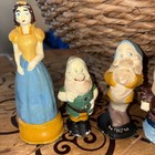 Vintage  Snow White Seven Dwarfs Miniature Figures Home Craft Mold Corp