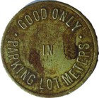 1st National Bank   Traust Co  Parking Lot Meter Token - La Porte  In - Ec 8086
