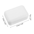 Wooden Soap Holder  Self-draining Soap Box Wooden Soap Bar Tray  White