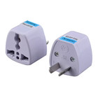 Universal Us Eu Au Converter To Uk Hk Ac Travel Power Plug Charger Adapter White
