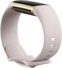 Fitbit Charge 5 Advanced Health   Fitness Tracker - Lunar White soft Gold