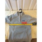 Patagonia Polartec Thermal Pro Fleece Pullover Gray Coral Snap Outdoor