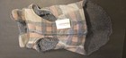 Barkley   Finn Pet Sherpa Lined Winter Dog Coat Jacket Large Gray pink Plaid Nwt