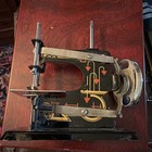 Vintage Casige Germany Metal Toy Crank Sewing Machine