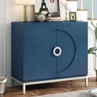 Wood Buffet Sideboard Storage Cabinet Buffet Server Console Table Accent Cabinet