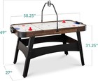 Led 54 Inch Air Hockey Game Table W light-up Scoreboard  Powerful Motor  Ac Outl
