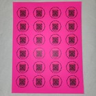 Custom Qr Stickers   Thank You   Rate Your Order   Single Color   Neon   96 Ct