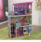 Kidkraft Super Model Wooden Dollhouse With Accessories   Furniture  12 In Dolls