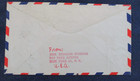 1955 New York To Lima Peru Airmail Cover