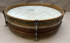 Antique 3   X 15   Wood Snare Drum Single Head 10-1-12 Pat 