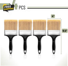 Paint Brushes  4-inch  4 Pack  Flat Paint Brushes For Walls  Furniture