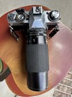 Vintage Minolta Xd11 Film Camera W  80-200mm Lense Used W  Strap Lugs