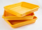 3 Kodak 11x14 Duraflex Photographic Print Developing Trays - Very Nice - Usa -