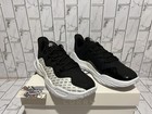 New Ua Curry Flow 11 Tb Black White Under Armour Basketball Shoes Mens Size