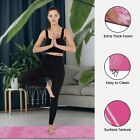 Sint Yoga Mat - Premium 6mm Reversible extra Thick Large non-slip For Exercise