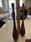 Set Of 6 Wooden Juggling Clubs And Barbells