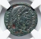 Constantine I Great Ngc Chxf Soldier Spear Constantinople Ancient Roman Coin 420