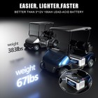 36v 105ah Lithium Golf Cart Battery 200a Bluetooth Bms 25a Charger For Golf Cart