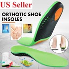 Orthotic Shoe Insoles Inserts Flat Feet High Arch Support For Plantar Fasciitis