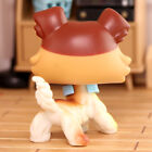 Lovely Pet Shop Lps  58 Brown Collie Blue Eyes Paw Down With Collar  Rare