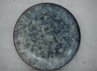 Reactive Glaze Porcelain Blue Plates Set Of  10 Brand New