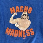 Vintage Macho Man Madness Wwf 1987 T-shirt Wrestling Randy Savage Youth Kids