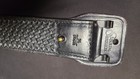 Gould   Goodrich Black Basketweave Leather Duty Belt Size 34 Vintage Police