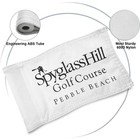 Spyglass Hill Golf Course Pebble Peach Golf Pin Regulation Tube Flag 13x20inch