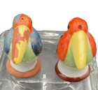 Vintage Mid-century Modern Ceramic Colorful Birds Salt   Pepper Shakers  Japan