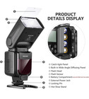 Neewer Nw635 Ttl Gn58 Flash Speedlite Lcd Compatible 
