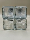 Lot Of 4 Vintage Tablecraft 6 Oz Square Oil And Vinegar Cruet Bottles