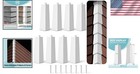 Durable 8 Inch Aluminum Siding Corners - Pre-drilled With Nails For Easy Install