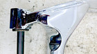 1999 Harley Dyna Chrome Rear Swing Arm Fork W  Axle   Mounting Bolt