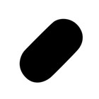 Insert Tray Jeweler Small Oval Jewelry Black Velvet Padded Pad Display 7  x 11  