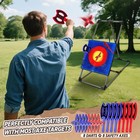 Axe Throwing Game For Backyard  Target Set 16 Axes Blue